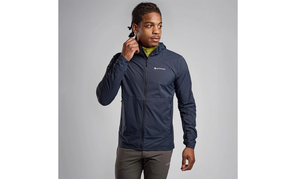 Вітрівка чоловіча Montane Featherlite Hoodie - MFEHO (Eclipse Blue), Колір виробника: Eclipse Blue, Розмір: L, зображення 2