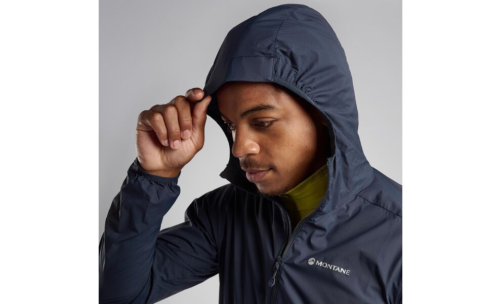 Вітрівка чоловіча Montane Featherlite Hoodie - MFEHO (Eclipse Blue), Колір виробника: Eclipse Blue, Розмір: L, зображення 4