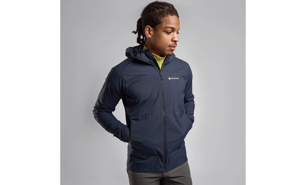 Вітрівка чоловіча Montane Featherlite Hoodie - MFEHO (Eclipse Blue), Колір виробника: Eclipse Blue, Розмір: L, зображення 6