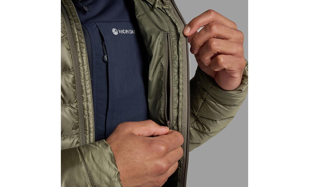 Лайнер чоловічий Montane Anti-Freeze Hoodie - MAFZH (Caper), Колір виробника: Caper, Розмір: L, зображення 6