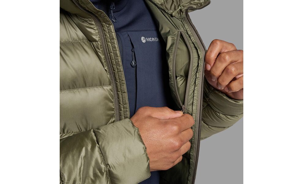 Пуховик чоловічий Montane Anti-Freeze XT Hoodie - MAXTH (Caper), Колір виробника: Caper, Розмір: XL, зображення 7