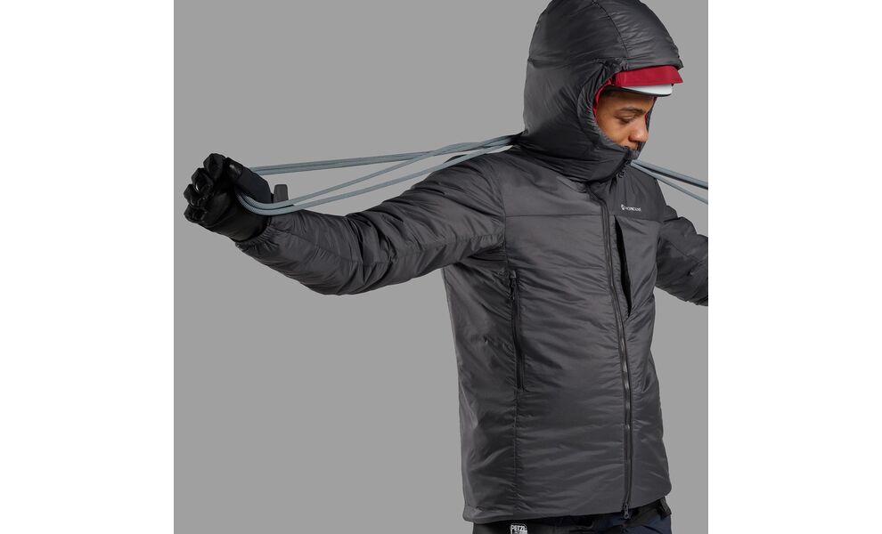 Куртка чоловіча Montane Fortes XT Hoodie - MFXTH (Midnight Grey), Колір виробника: Midnight Grey, Розмір: XXL, зображення 9