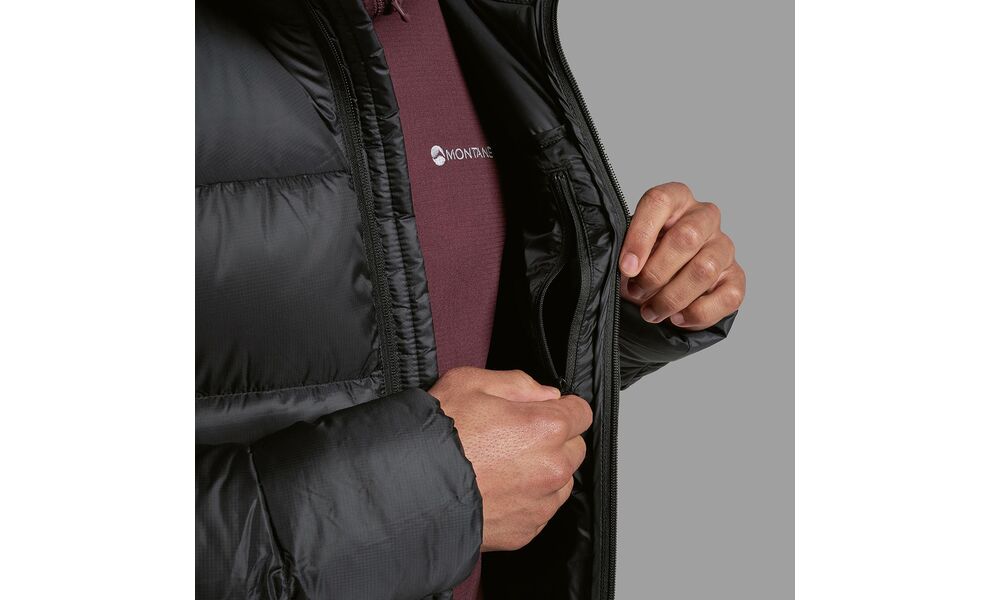 Пуховик чоловічий Montane Polaron XT Hoodie - MPXTH (Black), Колір виробника: Black, Розмір: L, зображення 5