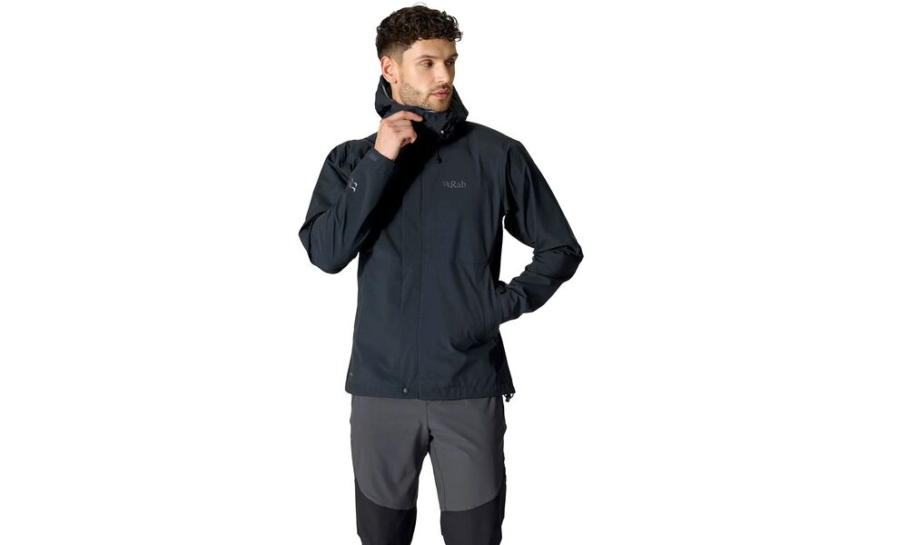 Штормівка чоловіча Rab Firewall Jacket (Black), Колір виробника: Black, Розмір: XL, зображення 2