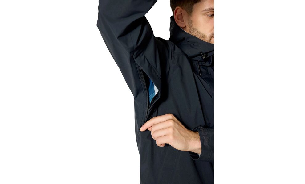 Штормівка чоловіча Rab Firewall Jacket (Black), Колір виробника: Black, Розмір: L, зображення 8