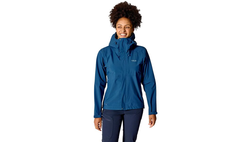 Штормівка жіноча Rab Firewall Jacket (Tempest Blue), Колір виробника: Tempest Blue, Розмір: XS, зображення 2