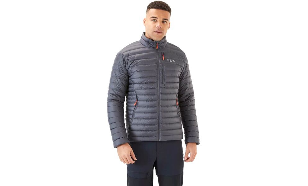 Пуховик чоловічий Rab Microlight Jacket (Graphene), Колір виробника: Graphene, Розмір: S, зображення 3