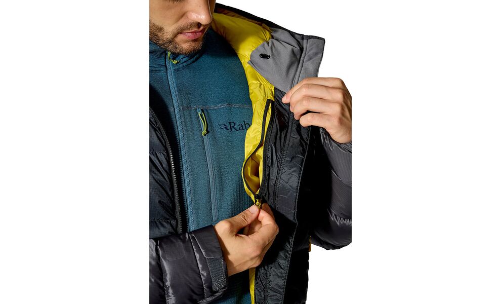 Пуховик чоловічий Rab Neutrino Pro Down Jacket (Black/Graphene), Колір виробника: Black/Graphene, Розмір: L, зображення 9