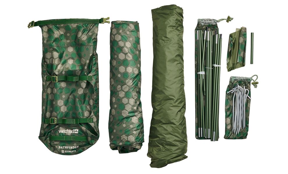 1-місний намет Wechsel Pathfinder Elements: двошаровий, камуфляжний та вітростійкий, зображення 9