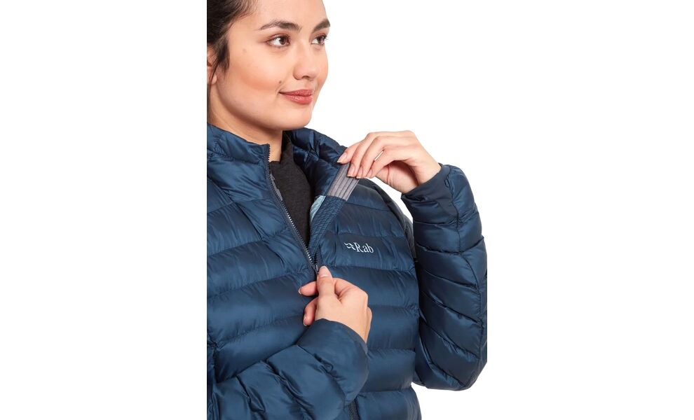 Пуховик жіночий Rab Cirrus Jacket (Steel), Колір виробника: Steel, Розмір: S, зображення 4