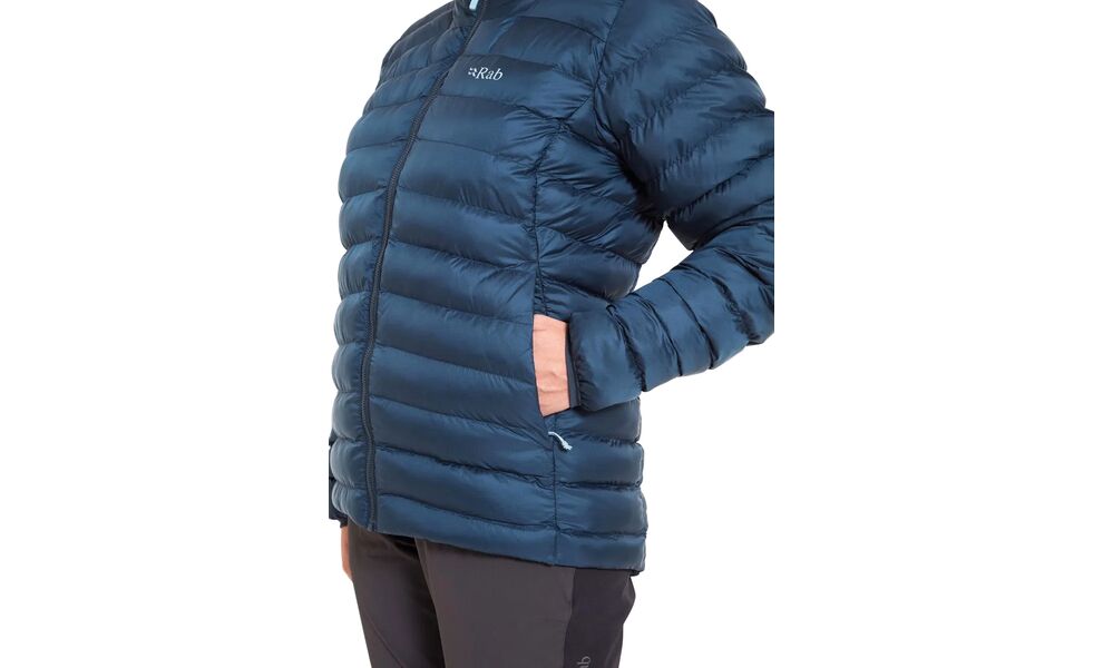 Пуховик жіночий Rab Cirrus Jacket (Steel), Колір виробника: Steel, Розмір: S, зображення 5