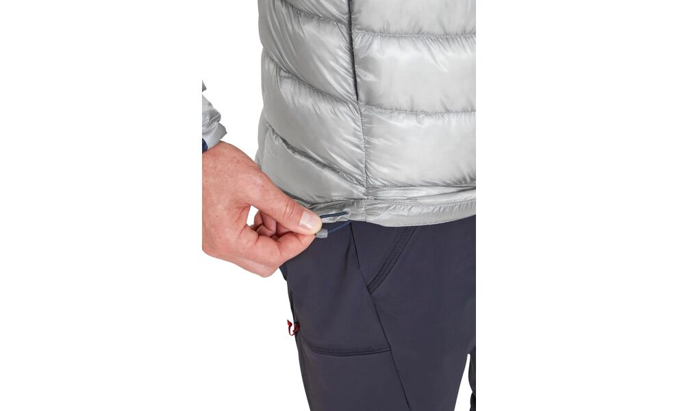 Пуховик чоловічий Rab Cirrus Ultra Hoody (Anthracite/Graphene), Колір виробника: Anthracite/Graphene, Розмір: M, зображення 10