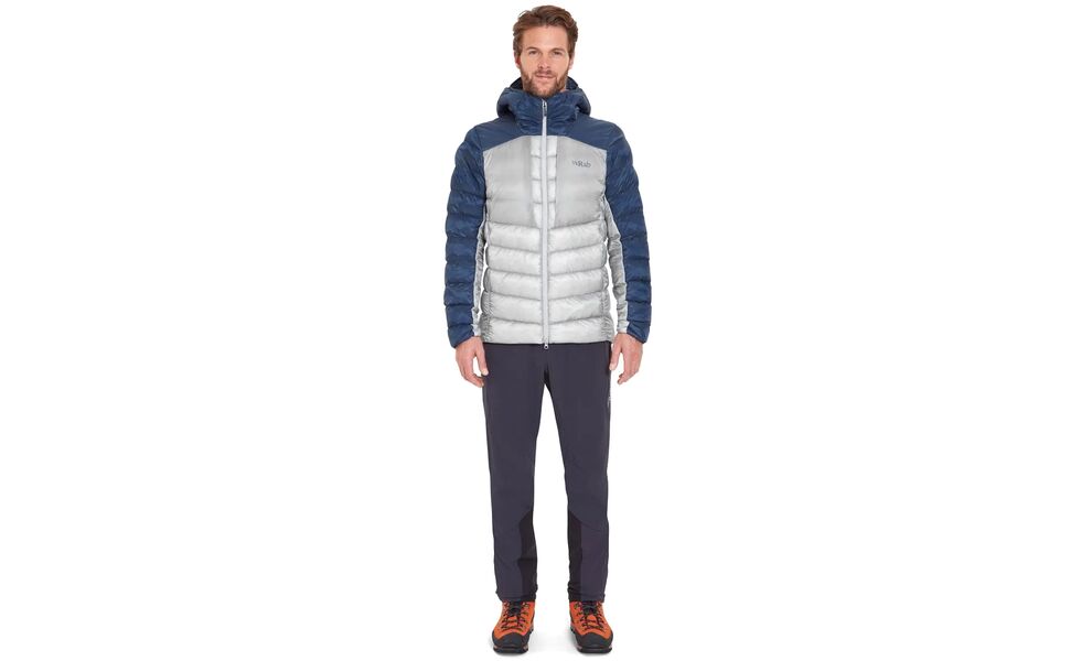 Пуховик чоловічий Rab Cirrus Ultra Hoody (Anthracite/Graphene), Колір виробника: Anthracite/Graphene, Розмір: L, зображення 2