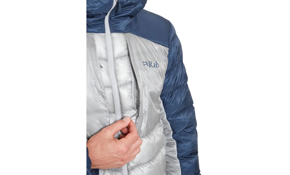 Пуховик чоловічий Rab Cirrus Ultra Hoody (Anthracite/Graphene), Колір виробника: Anthracite/Graphene, Розмір: M, зображення 6