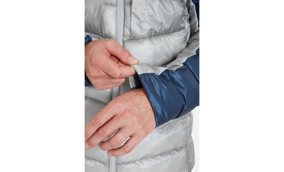 Пуховик чоловічий Rab Cirrus Ultra Hoody (Anthracite/Graphene), Колір виробника: Anthracite/Graphene, Розмір: M, зображення 9