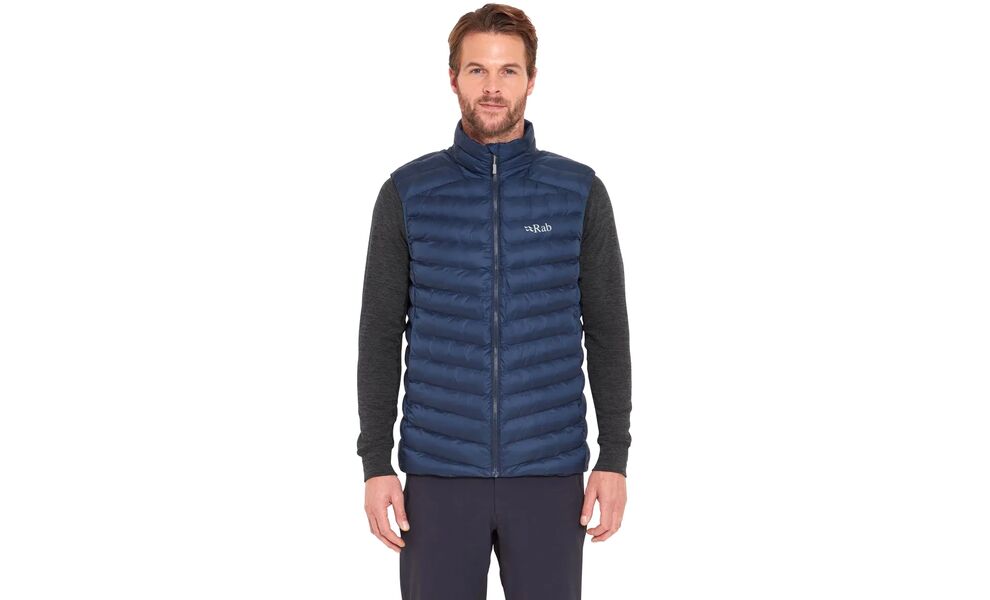 Жилет чоловічий Rab Cirrus Vest (Graphene), Колір виробника: Graphene, Розмір: XL, зображення 2