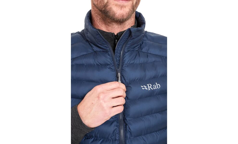 Жилет чоловічий Rab Cirrus Vest (Graphene), Колір виробника: Graphene, Розмір: L, зображення 4