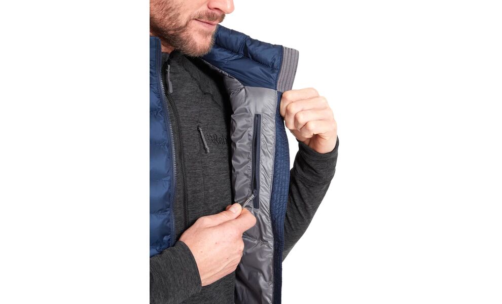 Жилет чоловічий Rab Cirrus Vest (Black), Колір виробника: Black, Розмір: XL, зображення 6