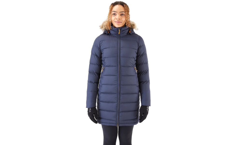 Пуховик жіночий Rab Deep Cover Parka (Deep Denim), Колір виробника: Deep Denim, Розмір: XS, зображення 2