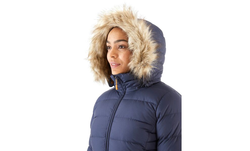 Пуховик жіночий Rab Deep Cover Parka (Deep Denim), Колір виробника: Deep Denim, Розмір: XS, зображення 4