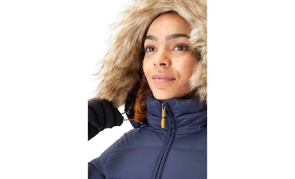 Пуховик жіночий Rab Deep Cover Parka (Deep Denim), Колір виробника: Deep Denim, Розмір: XS, зображення 5