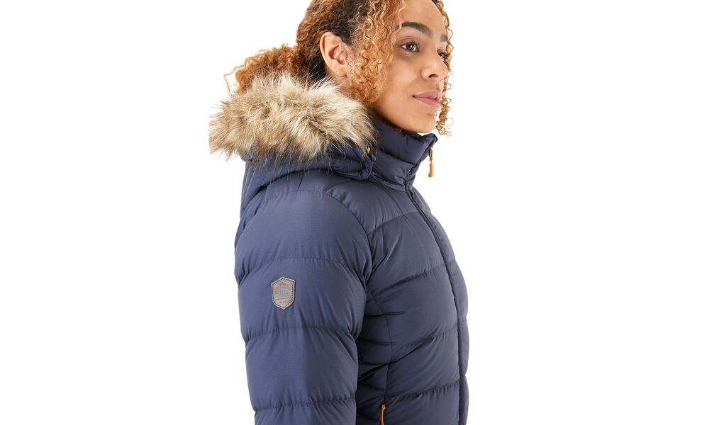 Пуховик жіночий Rab Deep Cover Parka (Deep Denim), Колір виробника: Deep Denim, Розмір: XS, зображення 6
