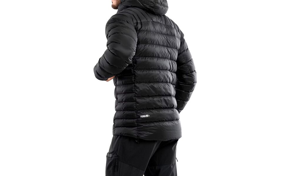 Пуховик чоловічий Rab Electron Pro Jacket (Black), Колір виробника: Black, Розмір: S, зображення 9