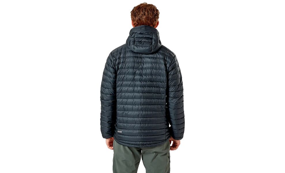 Пуховик чоловічий Rab Microlight Alpine Jacket (Beluga), Колір виробника: Beluga, Розмір: L, зображення 4
