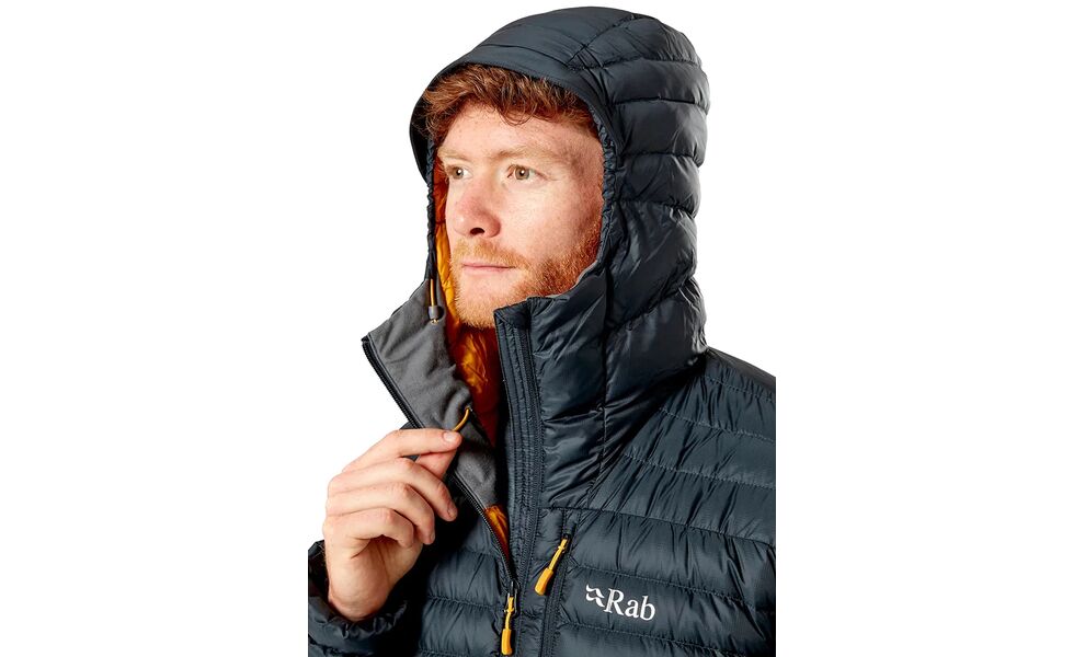 Пуховик чоловічий Rab Microlight Alpine Jacket (Beluga), Колір виробника: Beluga, Розмір: XL, зображення 5