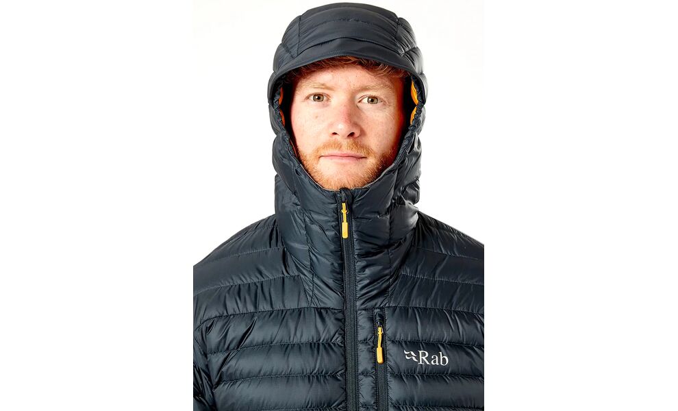 Пуховик чоловічий Rab Microlight Alpine Jacket (Beluga), Колір виробника: Beluga, Розмір: XL, зображення 6