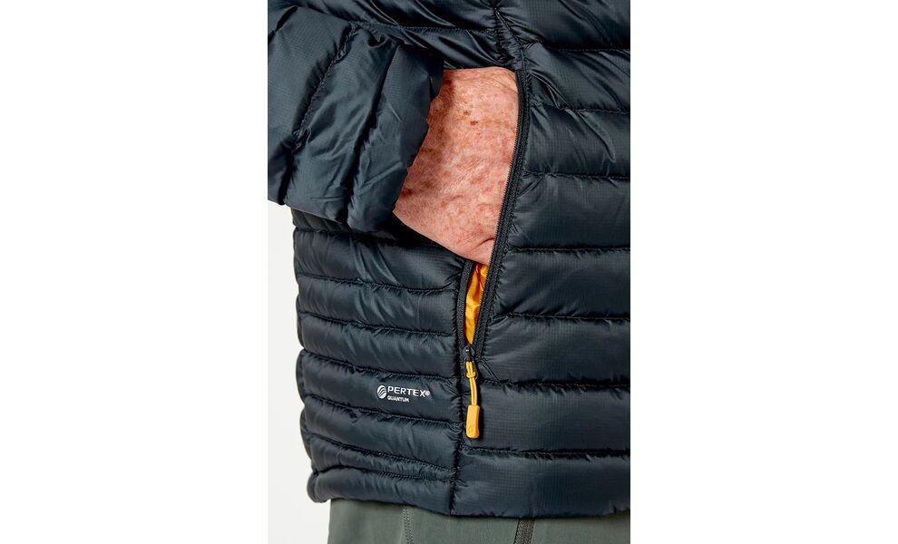 Пуховик чоловічий Rab Microlight Alpine Jacket (Beluga), Колір виробника: Beluga, Розмір: L, зображення 10