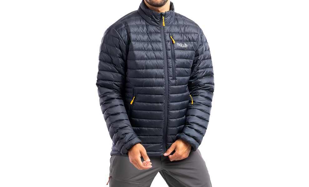 Пуховик чоловічий Rab Microlight Jacket (Beluga), Колір виробника: Beluga, Розмір: L, зображення 2