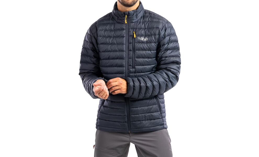 Пуховик чоловічий Rab Microlight Jacket (Beluga), Колір виробника: Beluga, Розмір: L, зображення 4