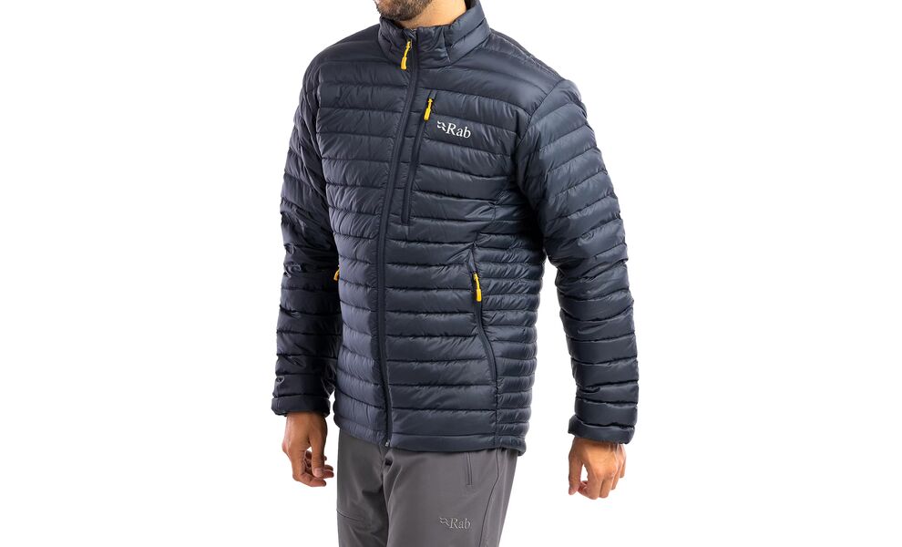 Пуховик чоловічий Rab Microlight Jacket (Beluga), Колір виробника: Beluga, Розмір: XL, зображення 6