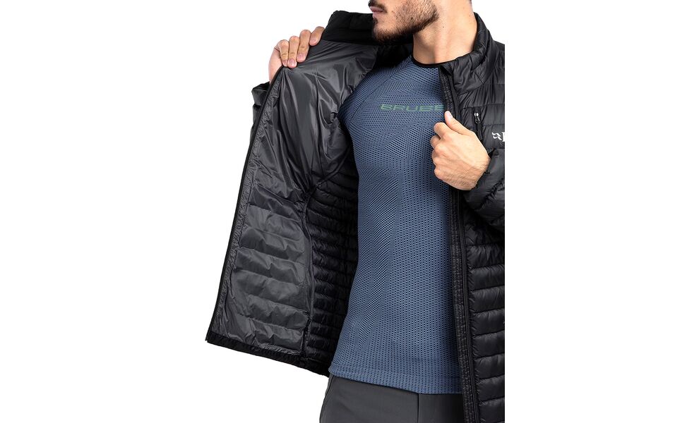 Пуховик чоловічий Rab Microlight Jacket (Black), Колір виробника: Black, Розмір: L, зображення 11