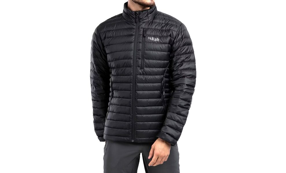 Пуховик чоловічий Rab Microlight Jacket (Black), Колір виробника: Black, Розмір: L, зображення 13