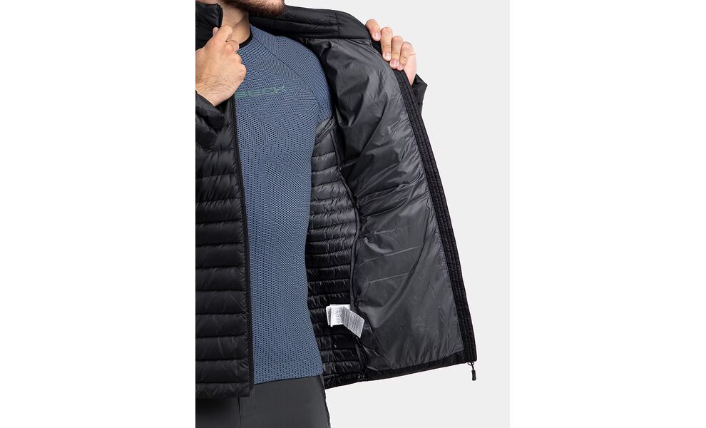 Пуховик чоловічий Rab Microlight Jacket (Black), Колір виробника: Black, Розмір: L, зображення 18