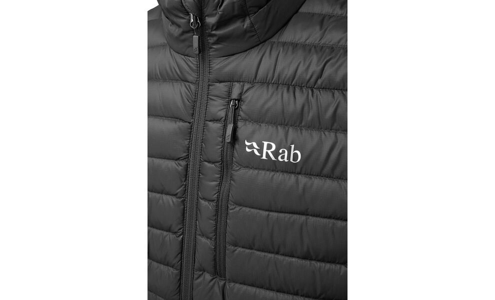 Пуховик чоловічий Rab Microlight Jacket (Black), Колір виробника: Black, Розмір: L, зображення 3