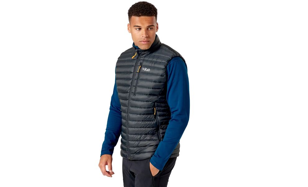 Жилет чоловічий Rab Microlight Vest (Beluga), Колір виробника: Beluga, Розмір: XL, зображення 2