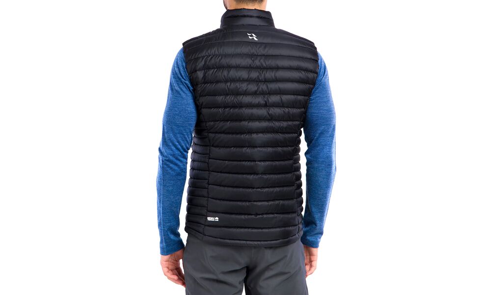 Жилет чоловічий Rab Microlight Vest (Black), Колір виробника: Black, Розмір: XL, зображення 4