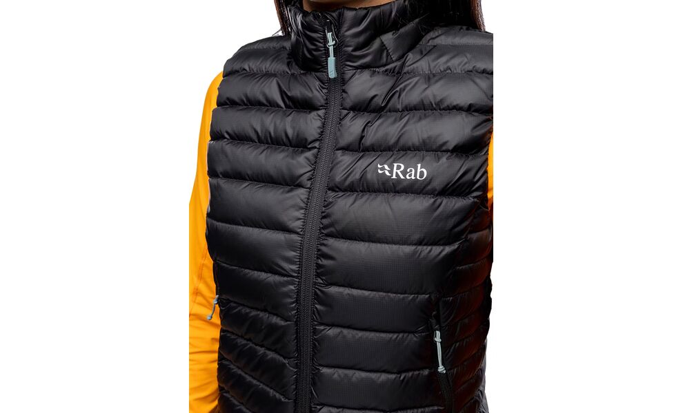 Жилет жіночий Rab Microlight Vest (Black), Колір виробника: Black, Розмір: XL, зображення 7