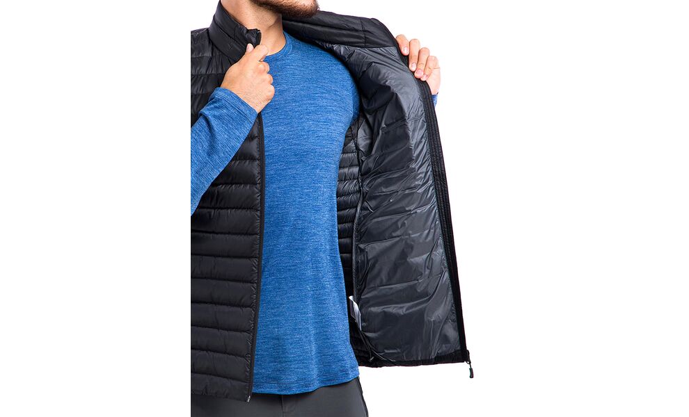 Жилет чоловічий Rab Microlight Vest (Black), Колір виробника: Black, Розмір: XL, зображення 7