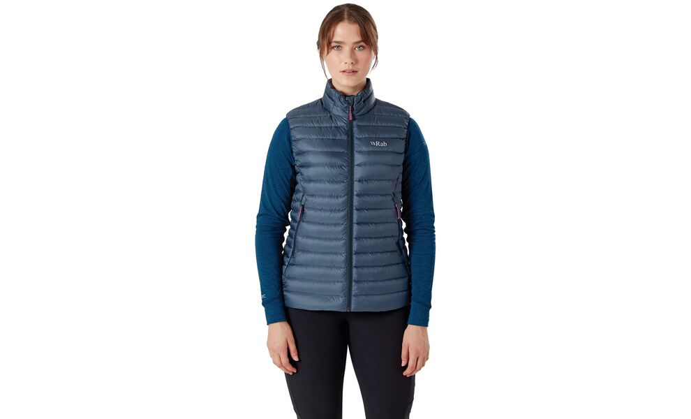 Жилет жіночий Rab Microlight Vest (Steel), Колір виробника: Steel, Розмір: XL, зображення 2