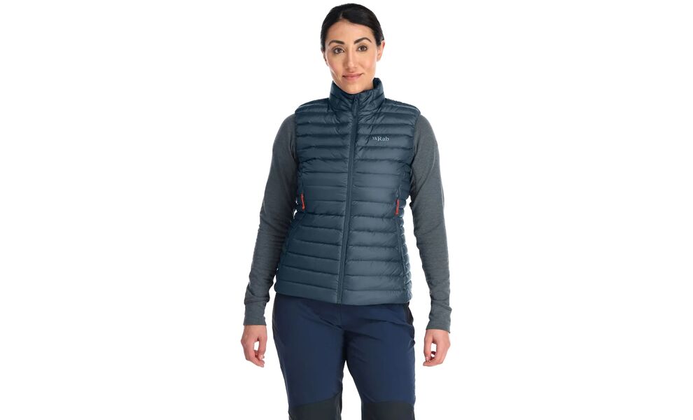 Жилет жіночий Rab Microlight Vest (Tempest Blue), Колір виробника: Tempest Blue, Розмір: XL, зображення 2
