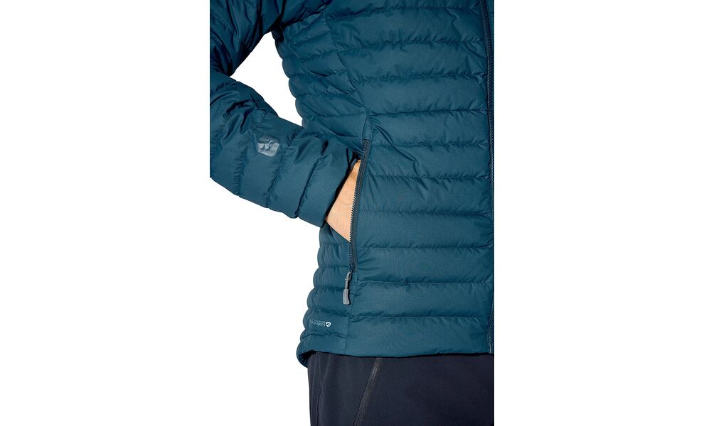 Лайнер чоловічий Rab Microlight Windstopper Jacket (Black), Колір виробника: Black, Розмір: L, зображення 9