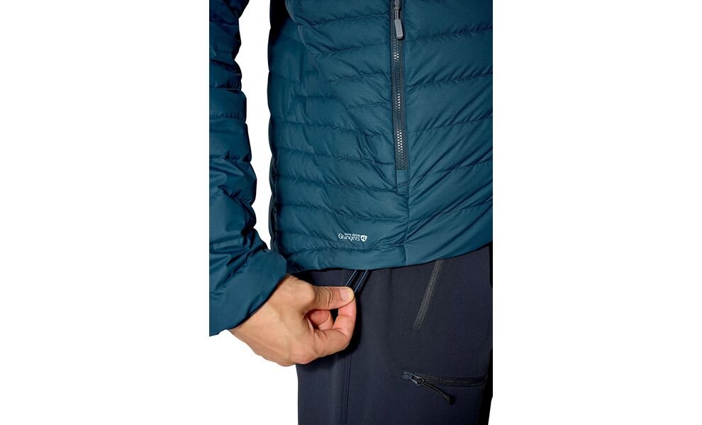 Лайнер чоловічий Rab Microlight Windstopper Jacket (Black), Колір виробника: Black, Розмір: L, зображення 10