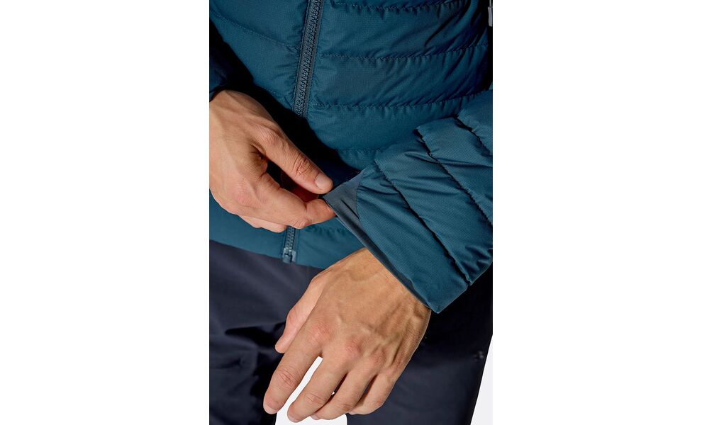 Лайнер чоловічий Rab Microlight Windstopper Jacket (Black), Колір виробника: Black, Розмір: L, зображення 12