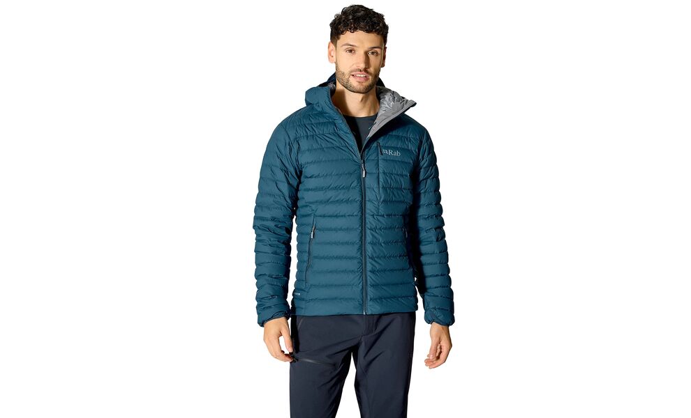 Лайнер чоловічий Rab Microlight Windstopper Jacket (Black), Колір виробника: Black, Розмір: L, зображення 2