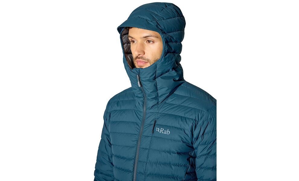 Лайнер чоловічий Rab Microlight Windstopper Jacket (Black), Колір виробника: Black, Розмір: L, зображення 4