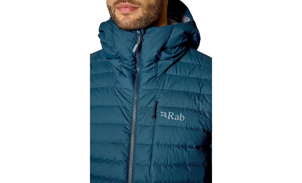 Лайнер чоловічий Rab Microlight Windstopper Jacket (Black), Колір виробника: Black, Розмір: L, зображення 7